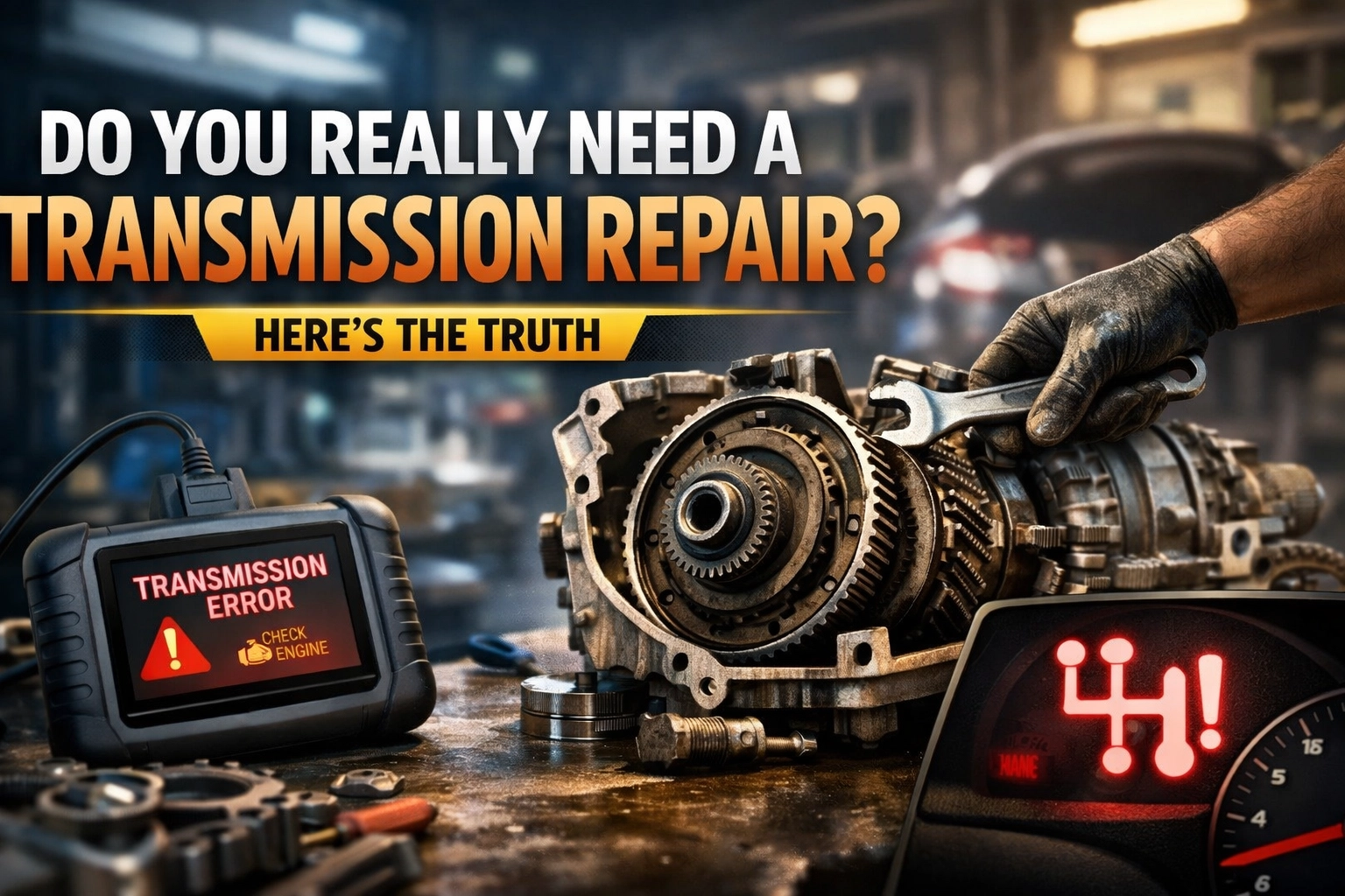 Do You Really Need a Transmission Repair? Here’s the Truth